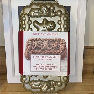 Williams Sonoma Gingerbread Man Loaf Pan
